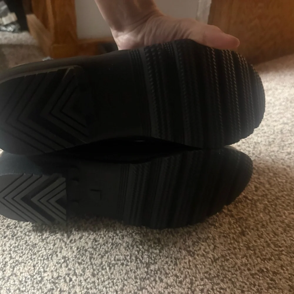 Eddie Bauer Black Tall Waterproof Rain Boots